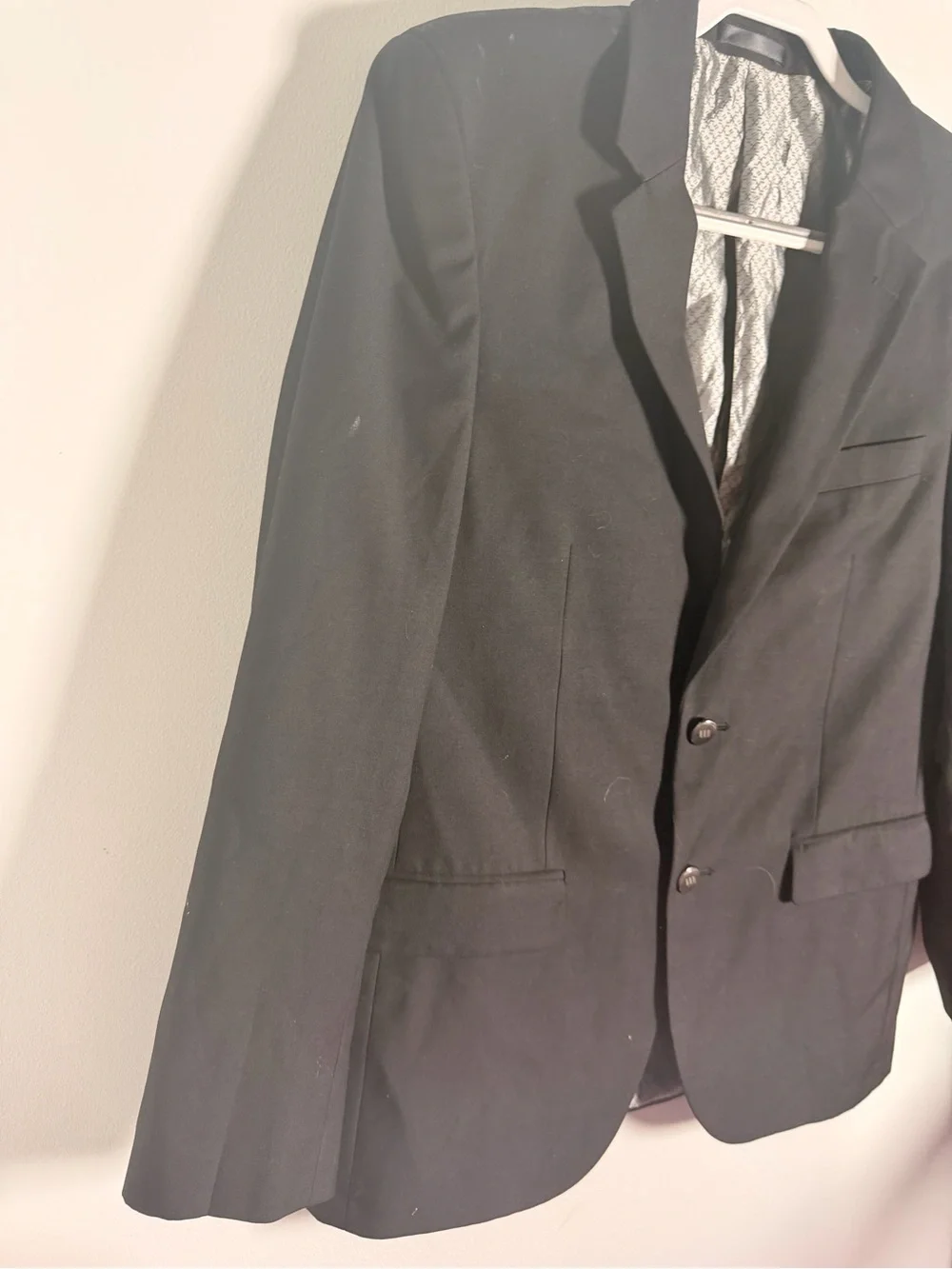 Alberto Cardinal Mens business classy black suit tailored fit